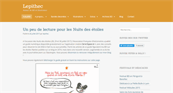 Desktop Screenshot of lepithec.com